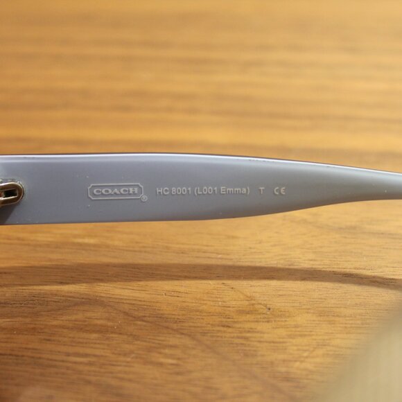 COACH EMMA DESIGNER HC8001 5056/11 BLUE EYEGLASSES FRAMES 57-17-135 - Picture 7 of 11